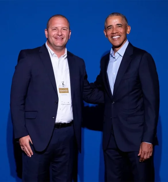 Richard Gerver With Barack Obama